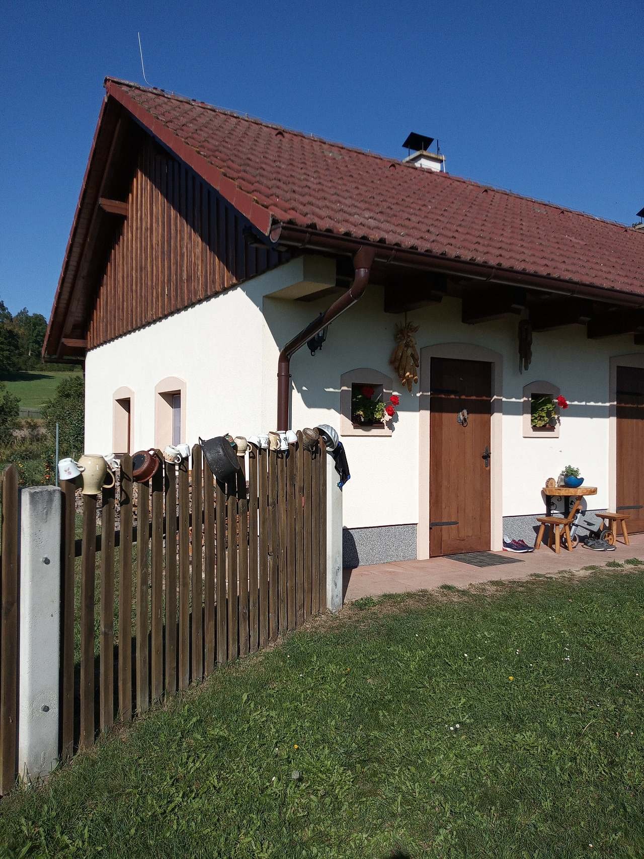 Chalupa Kukle — exteriér s wellness a přírodou